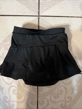 Varsity Black Girls' Skater Skirt YL